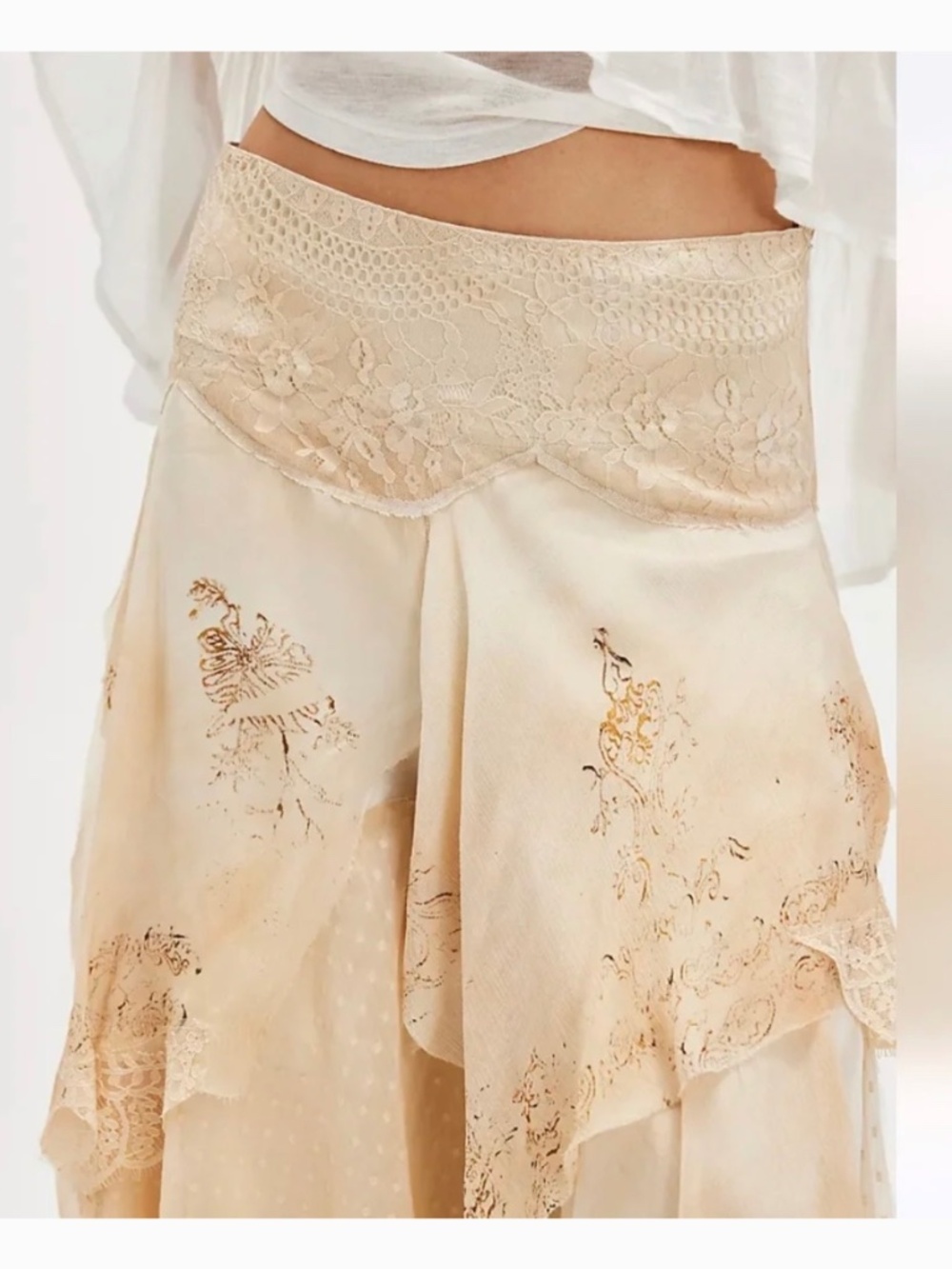 Nigel Preston Hand-painted Fairy Chiffon Pants